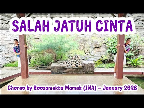 Salah Jatuh Cinta Line Dance // Choreo by Roosamekto Mamek (INA) - January 2026