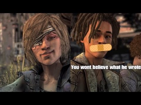 The Walking Dead The final season episode 4: romance with one-eyed Violet and cut tongue Louis