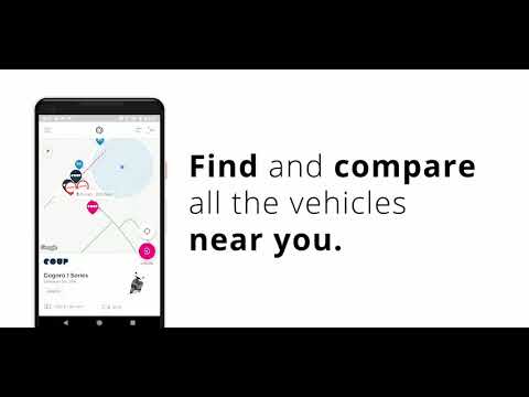 Free2Move compare & book cars scooters bikes taxis Video