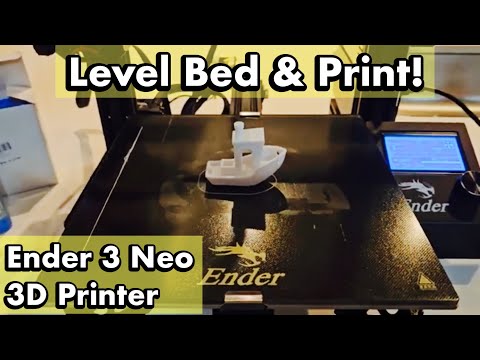 Ender 3 Neo 3D Printer: How to Level Bed & Print (I Finally Got It!)
