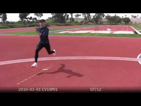 2010-03-01 CV10P01 High Jump Approach Starts Training - Tora Harris