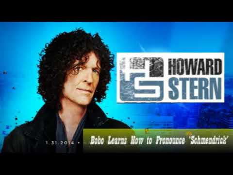 Bobo Learns How to Pronounce ‘Schmendrick’ – The Howard Stern Show