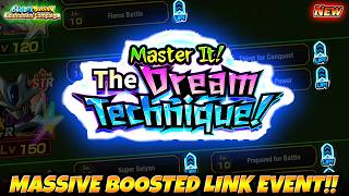 GOES AWAY IN JUST A FEW DAYS!! MASSIVE BOOST Master It The Dream Technique | DBZ Dokkan Battle