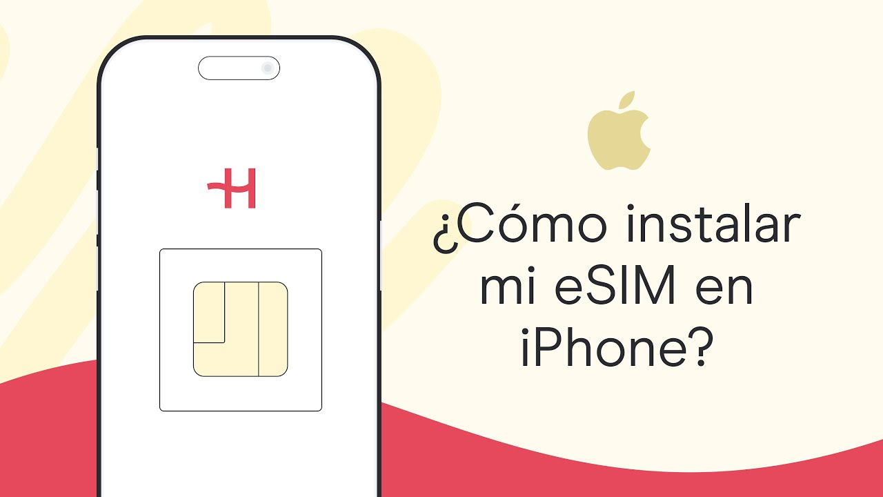 Gu&Atilde;&shy;a para activar y configurar la eSIM para iPhone - Holafly - YouTube