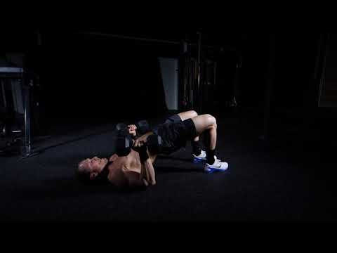 Glute Bridge Dumbbell Floor Press