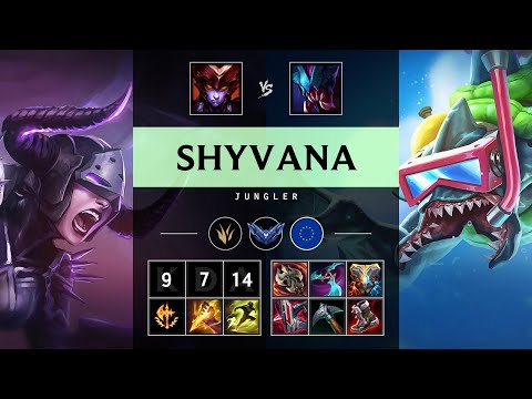 Shyvana Jungle vs Rek'Sai - EUW Diamond Patch 25.15