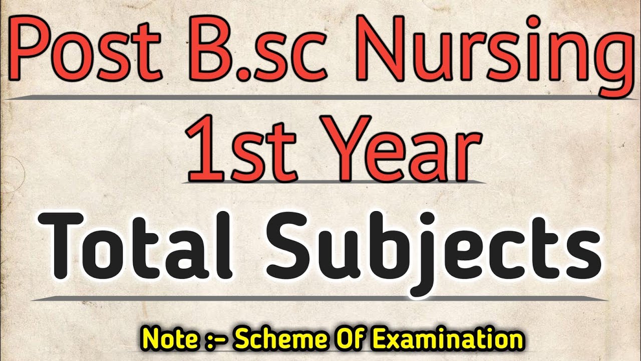 Post Basic B.sc Nursing Syllabus || Post Basic Nursing Online Classes