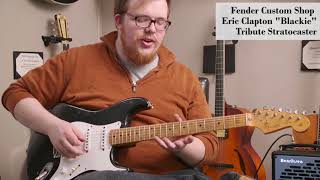 Video thumbnail for Fender Custom Shop Eric Clapton Blackie Tribute Stratocaster by DHR Guitar Experience