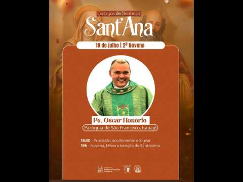 2ª NOVENA | FESTA DE SENHORA SANT'ANA 2026 | PARAMOTI/CE.