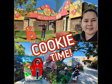 É hora dos biscoitos! Christchurch, Nova Zelândia.