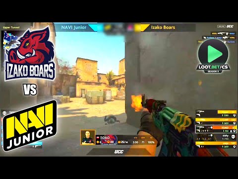 Izako Boars vs NAVI Junior - LOOT.BET Season 9 | CSGO HIGHLIGHTS