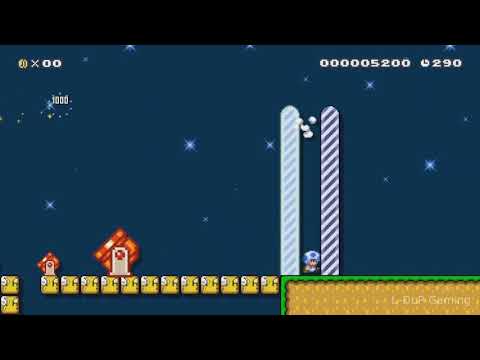 Super Mario Maker 2 Level Speedrun | "freier fall" by CaSi999 | WR 00:09:183