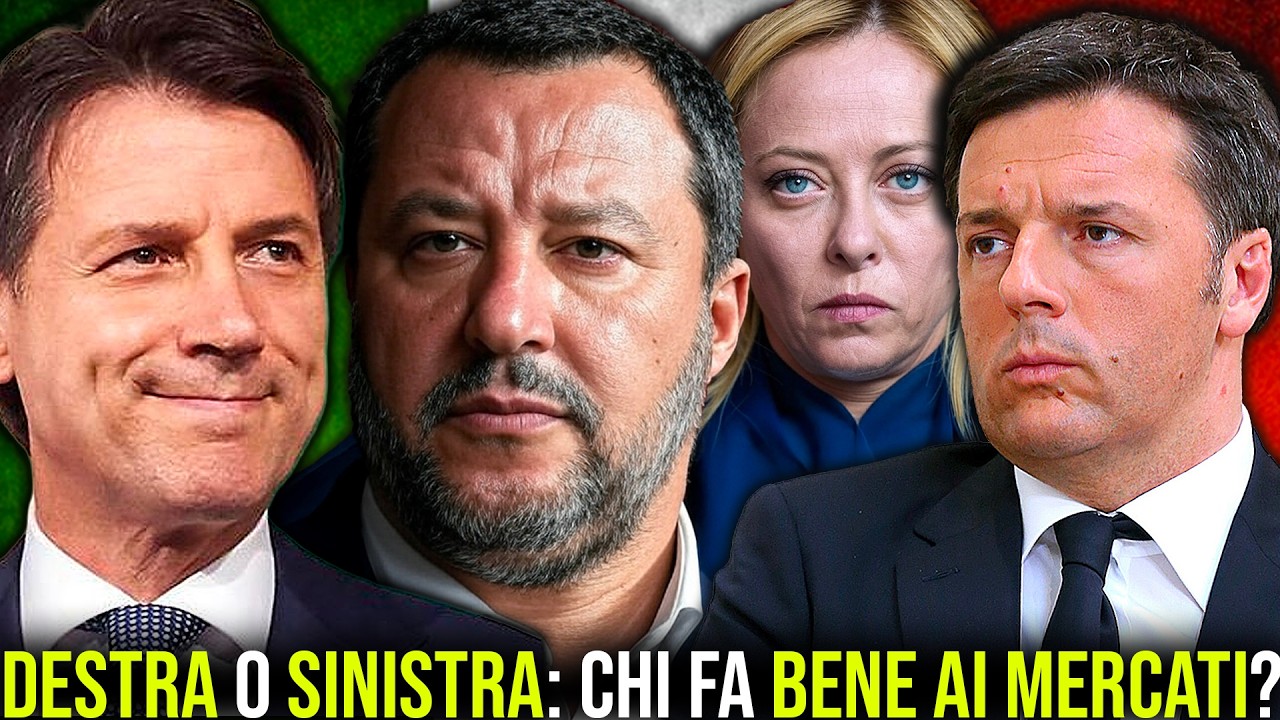 Com'è andato il MERCATO ITALIANO sotto i VARI POLITICI?