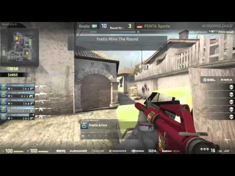 Fnatic Krimz Triple nade kill vs PENTA