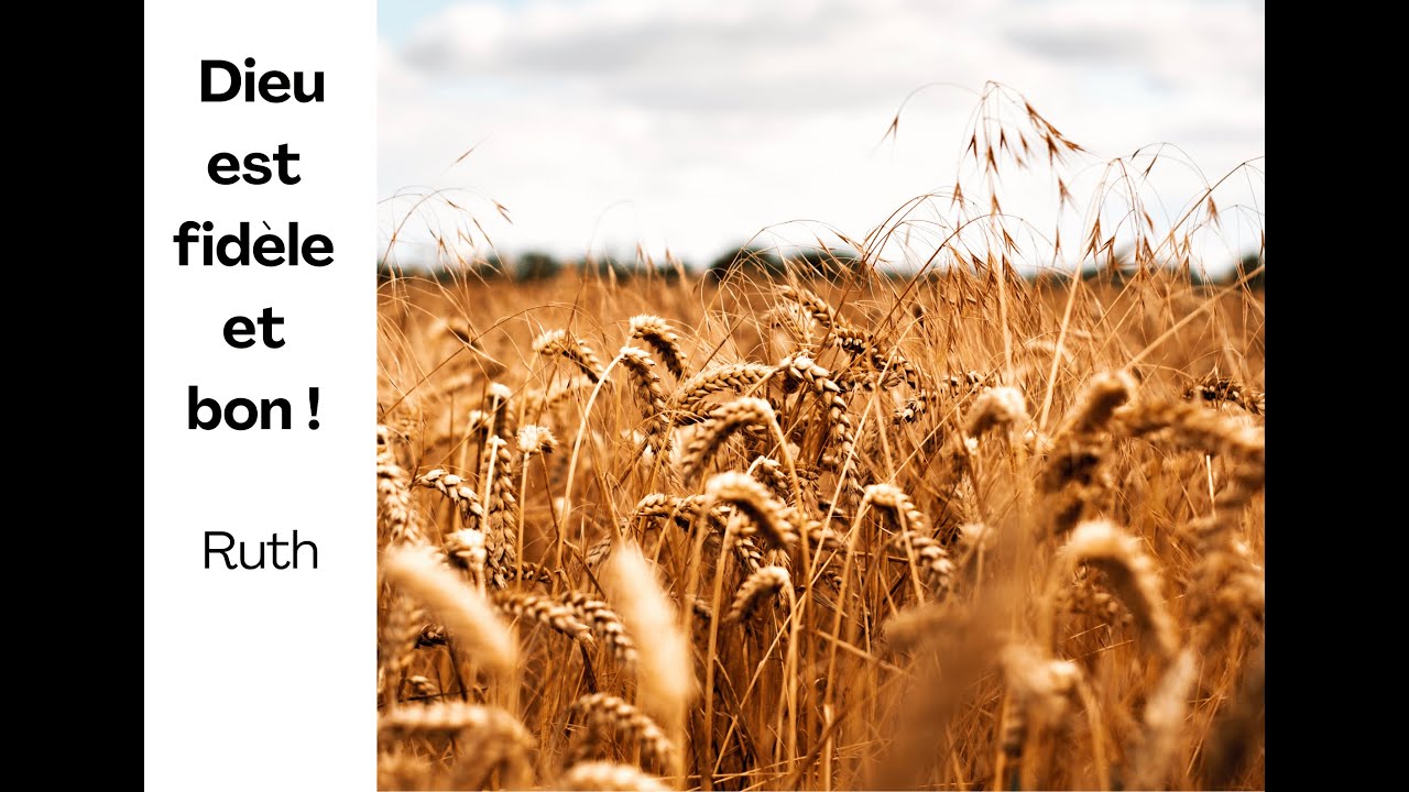 Dieu est fidèle et bon, il veille sur nous même quand on dirait qu'il n'est pas là (Ruth 2)[Audio]