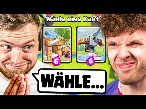 😱🤯TRYMACS CHOOSES MY CARDS UNTIL I DESPERATE... | Clash Royale German