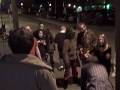 The Spinto Band sings on the streets of Penn State after the bars close.