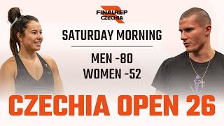 CZECHIA OPEN 26 | SATURDAY MORNING | MEN -80KG & WOMEN -52KG