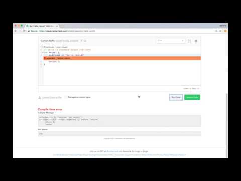 Episode 1: C++ Language Track Walkthrough -- Hello World!