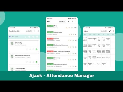 Attendance Manager (students) video thumbnail