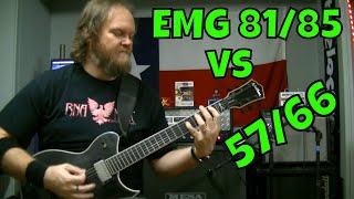 EMG Pickups 81/85 vs 57/66