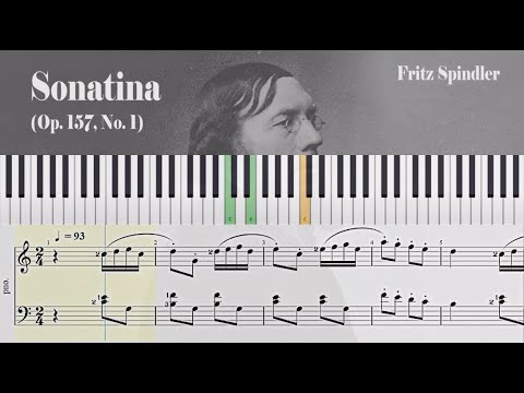 Sonatina (I,II) (Op. 157, No. 1) - Fritz Spindler | Sheet Music for Piano