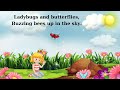 Insects All Around Rhyme Educational video |minikidzhub|