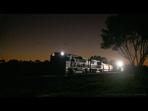7922V SCT/SBR Containers Overtakes SSR Grain Train - PoathTV Australian Railways