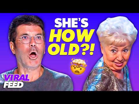 OLDEST Contestants That SHOCKED The Judges On BGT! 🤯 | VIRAL FEED