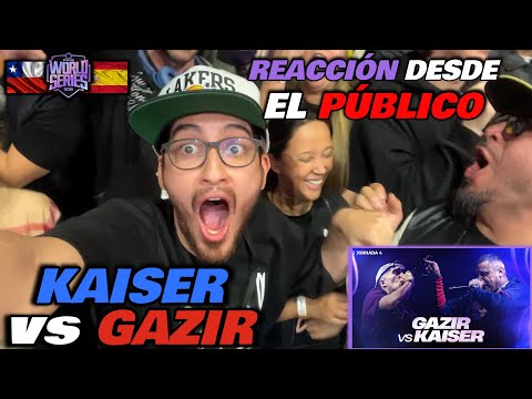 🤯 ¡KAISER TRANSMITE MUCHO! - COLOMBIANOS REACCIONAN a KAISER vs GAZIR [FMS WORLD SERIES SUPERLIGA]