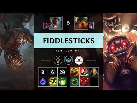 Fiddlesticks Support vs Nautilus - KR Challenger Patch 25.21