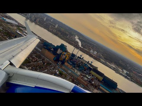 [4K] – Full Flight – British Airways – Embraer ERJ-190SR – LCY-AMS – G-LCYM – BA8453 – IFS 873
