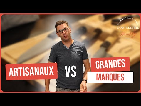 The difference between handmade Japanese knives and the big brands