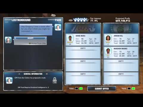 NBA 2K14 Next Gen My GM Mode Ep.46 - Los Angeles Lakers | TRADE DEADLINE MOVES | Xbox One Gameplay