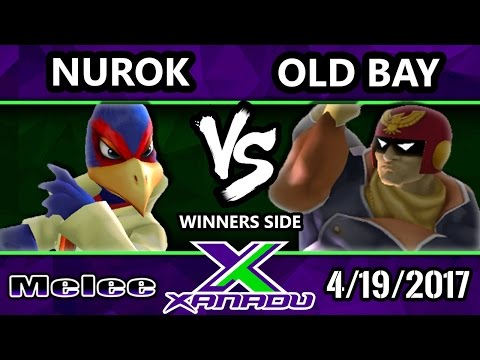 S@X 198 - Nurok (Falco) Vs. Old Bay (Captain Falcon) - SSBM Tournament - Smash Melee