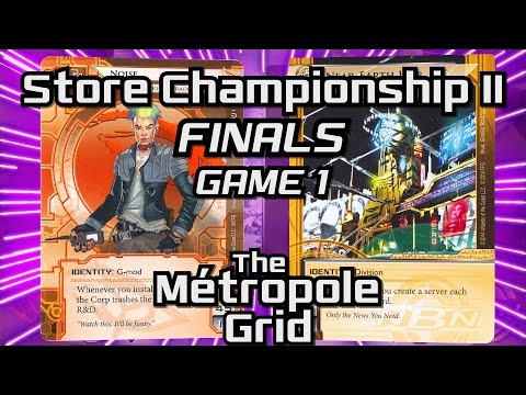 Netrunner Store Championship II 2016: Finals - Game 1