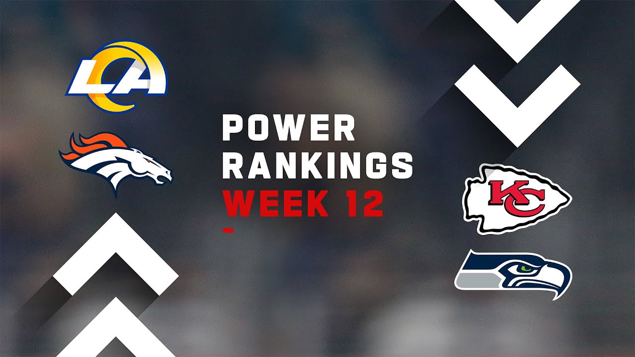NFL Power Rankings Week 12: Chiefs nosedive out of bye