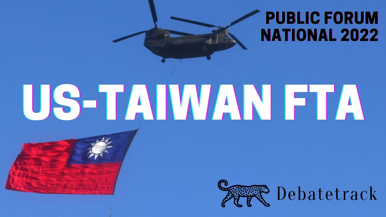 Should the US sign a Free Trade Agreement with Taiwan?