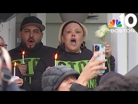 Anti-bullying message at vigil for Peabody teen who died by suicide