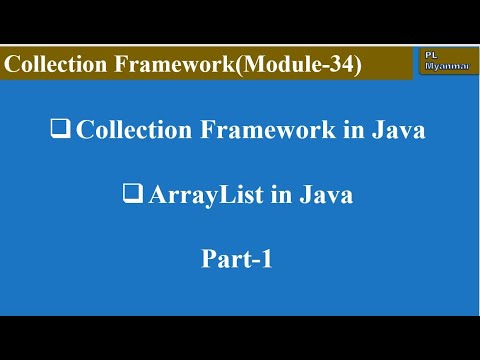 Java 34 Collection Framework Array List