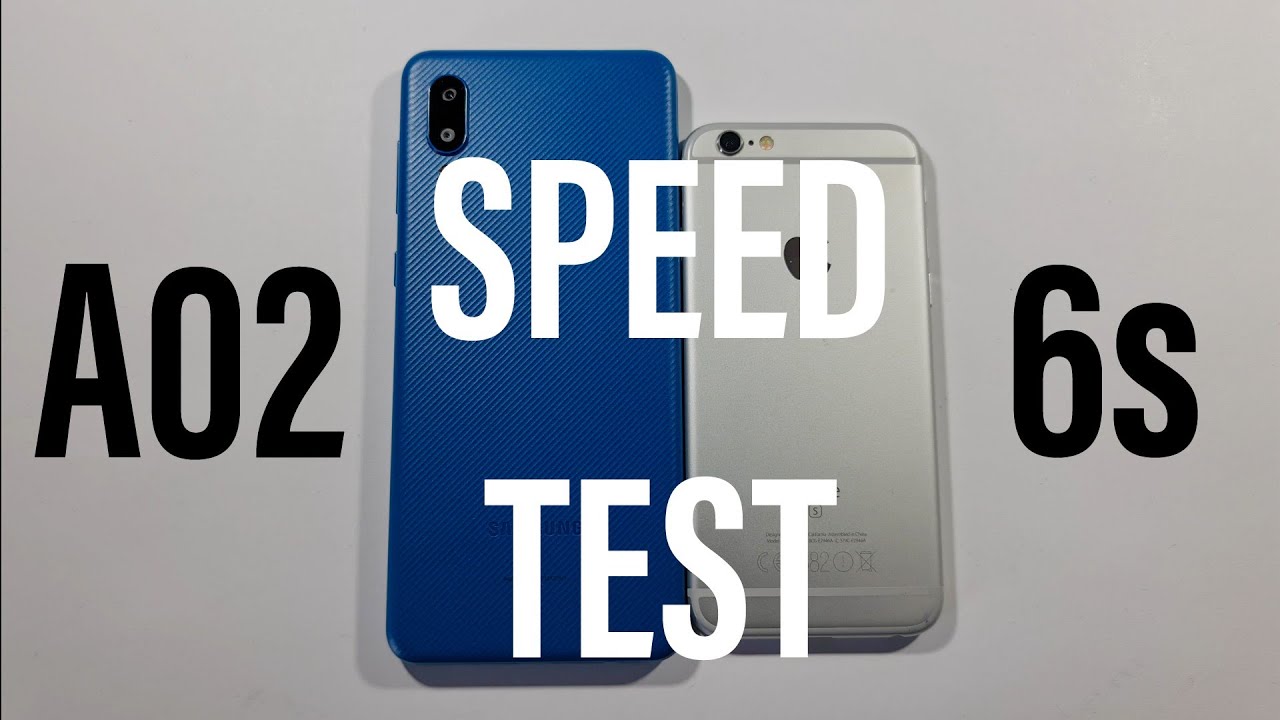 Samsung A02 vs Iphone 6s Speed Test