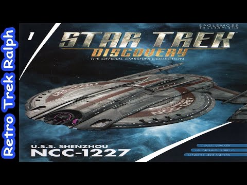 Star Trek Discovery: Issue 1: USS Shenzhou NCC-1227. Model Review By Eaglemoss/Hero Collector.