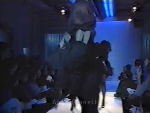 18a. VERY RARE Thierry Mugler Fall-Winter 1987/88 (3) with Dauphine de Jerphanion