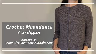 Crochet Moondance Cardigan Sweater - How To Make