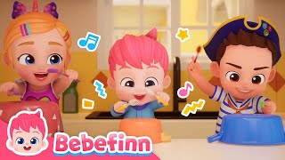 🥁 Become a Drummer! Boom Di Boom | Fun with Instruments | Bebefinn Playtime | Musical Stories