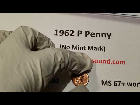 RARE 1962 Penny worth $10,000.  Do  you have it? (No mint mark)