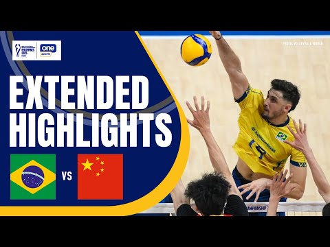 CHINA vs. BRAZIL | EXTENDED HIGHLIGHTS | 2025 FIVB MEN’S WORLD CHAMPIONSHIP | SEPT 14, 2025