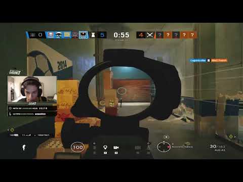 Lagonis deitando o Shaiiko.BDS e o BlaZ.TrainH  - Melhores momentos Rainbow Six