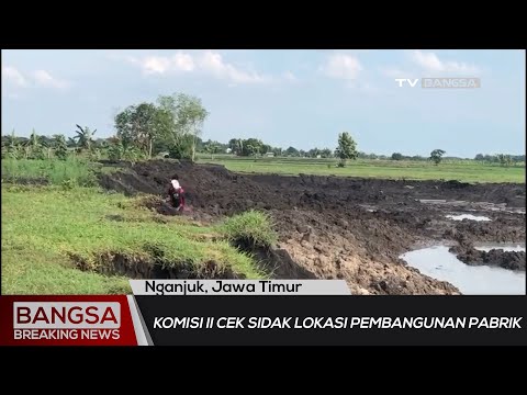 Sawah Terdampak Pembangunan Pabrik, Petani Desa Gondang Kulon Nganjuk Minta Ganti Rugi