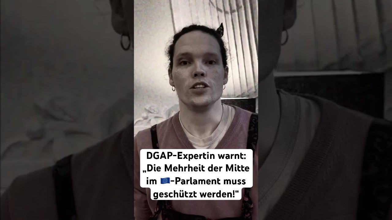 Das 🇪🇺 Parlament muss in der Mitte handlungsfähig sein!
